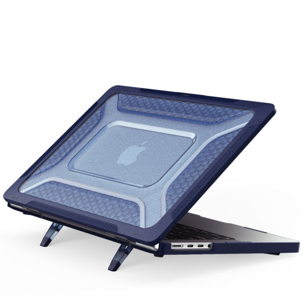 Turtle Shift Laptopcover Shield MacBook Pro 14' inch - 2023 / 2021 - A2442 / A2779 / A2918 / A2992 - Blauw - Afbeelding 5