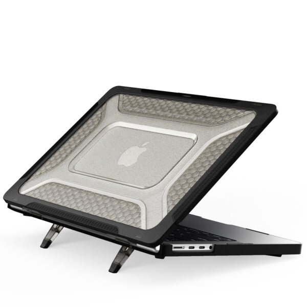 Turtle Shift Laptopcover Shield MacBook Pro 14' inch - 2023 / 2021 - A2442 / A2779 / A2918 / A2992 - Zwart - Afbeelding 5