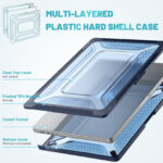 Turtle Shift Laptopcover Shield MacBook Pro 16' inch - 2023 / 2021 - A2485 / A2780 / A2991 - Blauw - Afbeelding 2