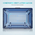 Turtle Shift Laptopcover Shield MacBook Pro 16' inch - 2023 / 2021 - A2485 / A2780 / A2991 - Blauw - Afbeelding 3