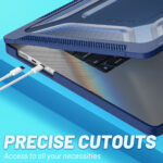 Turtle Shift Laptopcover Shield MacBook Pro 16' inch - 2023 / 2021 - A2485 / A2780 / A2991 - Blauw - Afbeelding 7