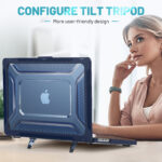Turtle Shift Laptopcover Shield MacBook Pro 16' inch - 2023 / 2021 - A2485 / A2780 / A2991 - Blauw - Afbeelding 9