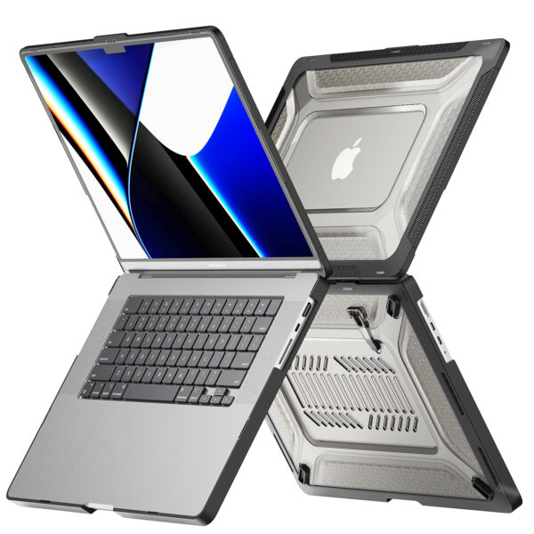 Turtle Shift Laptopcover Shield MacBook Pro 16' inch - 2023 / 2021 - A2485 / A2780 / A2991 - Zwart - Afbeelding 12