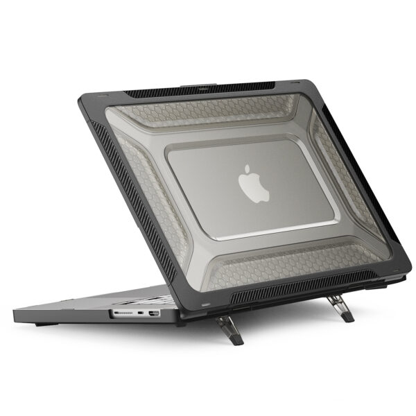 Turtle Shift Laptopcover Shield MacBook Pro 16' inch - 2023 / 2021 - A2485 / A2780 / A2991 - Zwart - Afbeelding 5