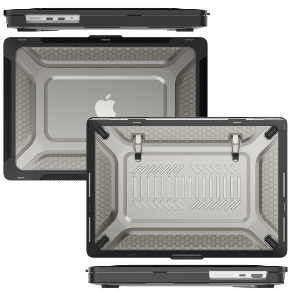 Turtle Shift Laptopcover Shield MacBook Pro 16' inch - 2023 / 2021 - A2485 / A2780 / A2991 - Zwart - Afbeelding 6