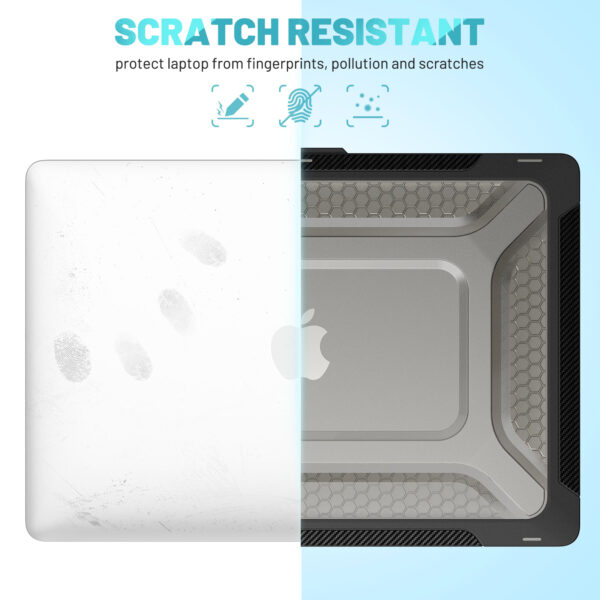 Turtle Shift Laptopcover Shield MacBook Pro 16' inch - 2023 / 2021 - A2485 / A2780 / A2991 - Zwart - Afbeelding 8
