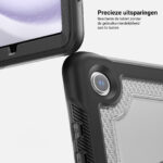 Turtle Shift Perfect Grip Hoes met screen protector Samsung Galaxy Tab A9 Plus - 11 inch 2023 - Transparant - Afbeelding 4