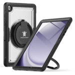 Turtle Shift Perfect Grip Hoes met screen protector Samsung Galaxy Tab A9 Plus - 11 inch 2023 - Transparant - Afbeelding 9