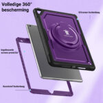Turtle Shift Perfect Grip Case with screen protector iPad 9 2021 / iPad 8 2020 / iPad 7 2019 - 10.2 inches - Purple - Image 3