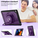 Turtle Shift Perfect Grip Case with screen protector iPad 9 2021 / iPad 8 2020 / iPad 7 2019 - 10.2 inches - Purple - Image 7