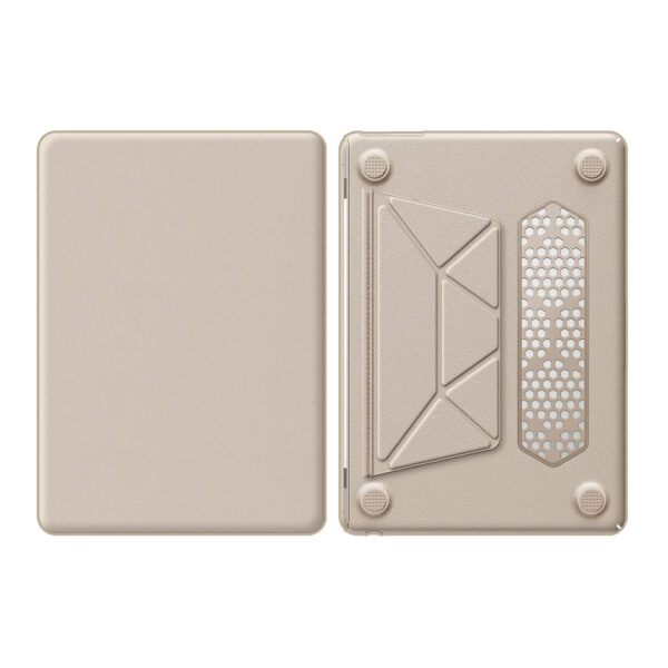 Turtle Shift vegan leer Laptopcover MacBook Air 13.6' inch - 2024 / 2022 - A2681 / A3113 - Beige - Afbeelding 10