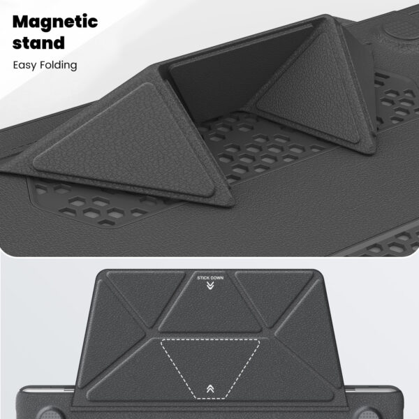 Turtle Shift vegan leer Laptopcover MacBook Air 15.3' inch - 2024 / 2023 - A2941/ A3114 - Grijs - Afbeelding 9