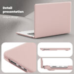 Turtle Shift vegan leer Laptopcover MacBook Air 15.3' inch - 2024 / 2023 - A2941/ A3114 - Roze - Afbeelding 3