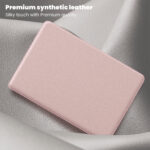 Turtle Shift vegan leer Laptopcover MacBook Air 15.3' inch - 2024 / 2023 - A2941/ A3114 - Roze - Afbeelding 7