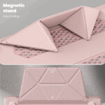 Turtle Shift vegan leer Laptopcover MacBook Air 15.3' inch - 2024 / 2023 - A2941/ A3114 - Roze - Afbeelding 9