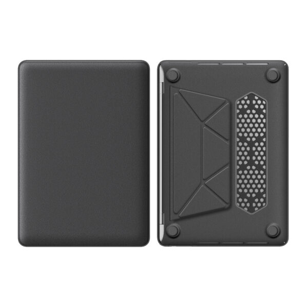 Turtle Shift vegan leer Laptopcover MacBook Pro 13' inch - 2022 / 2020 / 2018 - A2338 / A2289 / A2251 / A2159 / A1989 / 
A1706 / A1708 - Grijs - Afbeelding 10