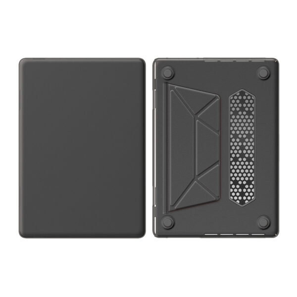 Turtle Shift vegan leer Laptopcover MacBook Pro 16' inch - 2023 / 2021 - A2485 / A2780 / A2991 - Grijs - Afbeelding 9