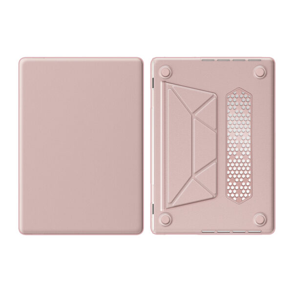Turtle Shift vegan leer Laptopcover MacBook Pro 16' inch - 2023 / 2021 - A2485 / A2780 / A2991 - Roze - Afbeelding 9