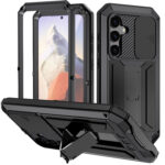 Stofdicht metalen hoes Samsung Galaxy S25 - Zwart