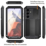 Stofdicht metalen hoes Samsung Galaxy S25 - Zwart - Afbeelding 2