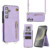 variatie Solidenz Fashion Portemonnee hoesje met koord Samsung Galaxy S24 FE – Violet