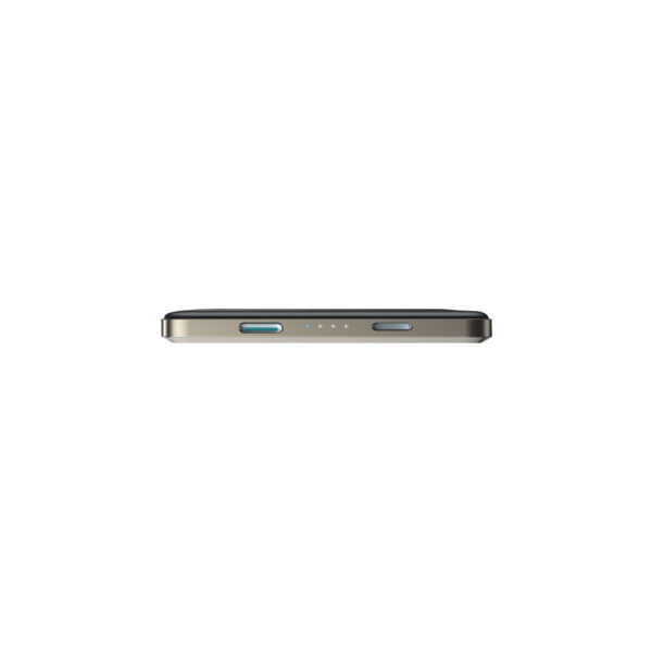 Joyroom 20W Ultra-Slim Metalen Power Bank - Magnetisch en draadloos - 5000 mAh Inclusief 60W USB-C Kabel - Natural Titanium - Afbeelding 3