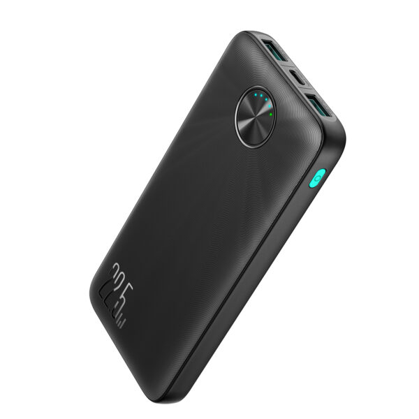 Joyroom 22.5W LED Power Bank Snellader - 10000 mAh inclusief USB-C kabel - Zwart