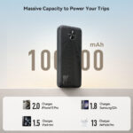 Joyroom 22.5W LED Power Bank Snellader - 10000 mAh inclusief USB-C kabel - Zwart - Afbeelding 12