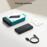 Joyroom 22.5W LED Power Bank Snellader - 10000 mAh inclusief USB-C kabel - Zwart - Afbeelding 13