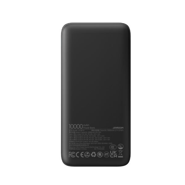 Joyroom 22.5W LED Power Bank Snellader - 10000 mAh inclusief USB-C kabel - Zwart - Afbeelding 4