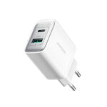 variatie Joyroom 30W Dual-Port USB-A and USB-C Charger – White