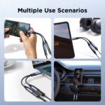 Joyroom Audio Adapter - Transfer Series 2-in-1 Audio Adapter - Type-C to Dual Type-C - Black - Image 5
