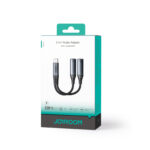 Joyroom Audio Adapter - Transfer Series 2-in-1 Audio Adapter - Type-C to Dual Type-C - Black - Image 7