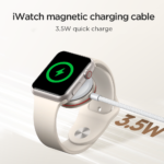Joyroom Draadloze Oplader voor Apple Watch - 1,2 Meter - Rosegoud - Afbeelding 6