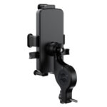 Joyroom Phone Holder for Bicycle and Motorbike - Handlebar Holder - Black - Image 5