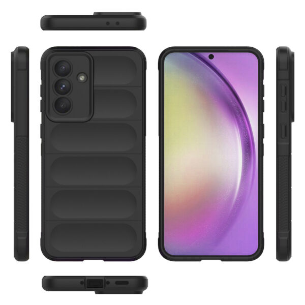 Solidenz AeroGrip FlexShield Samsung Galaxy A56 / A36 hoesje - Zwart - Afbeelding 2