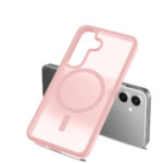 Solidenz FrostMag Samsung Galaxy S25 / S24 hoesje - Roze - Afbeelding 5
