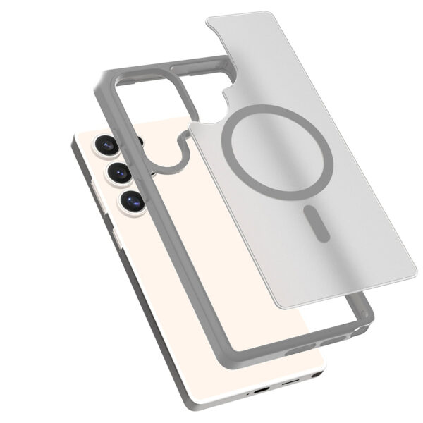 Solidenz FrostMag Samsung Galaxy S25 Ultra hoesje - Titanium - Afbeelding 2
