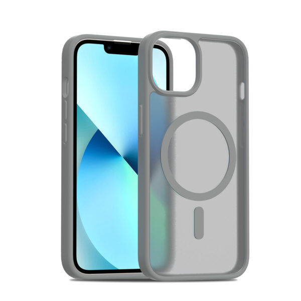 Solidenz FrostMag iPhone 14 / 13 hoesje - Titanium