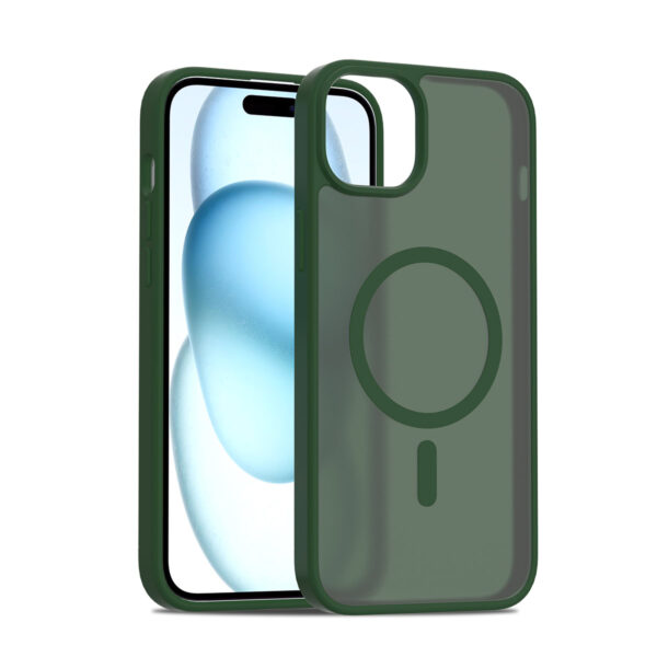 Solidenz FrostMag iPhone 15 Plus hoesje - Groen