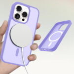 Solidenz FrostMag iPhone 15 Pro Max hoesje - Lavendel - Afbeelding 3