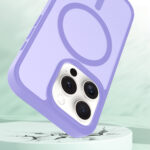 Solidenz FrostMag iPhone 15 Pro Max hoesje - Lavendel - Afbeelding 4