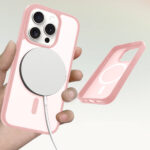 Solidenz FrostMag iPhone 15 Pro Max hoesje - Roze - Afbeelding 3