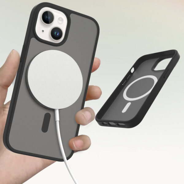 Solidenz FrostMag iPhone 15 hoesje - Zwart - Afbeelding 3