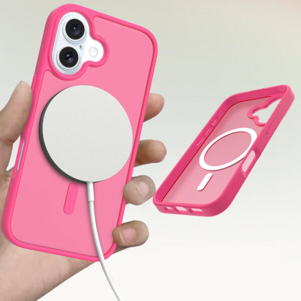 Solidenz FrostMag iPhone 16 Plus hoesje - Fel roze - Afbeelding 3