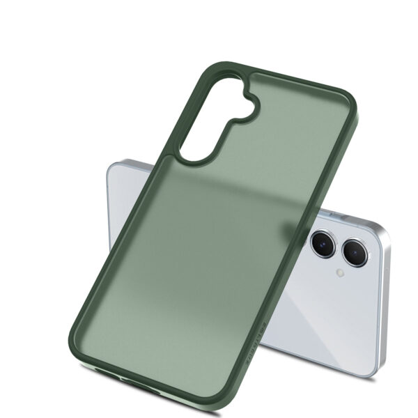 Solidenz Frosted Samsung Galaxy A55 hoesje - Groen - Afbeelding 4