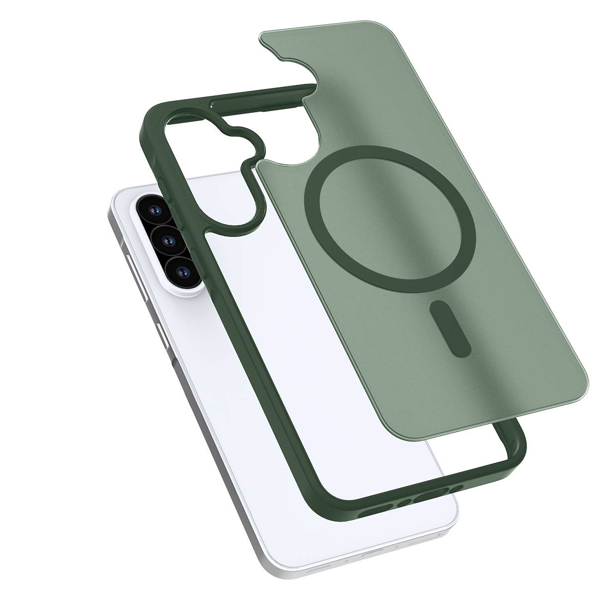 Solidenz Frosted Samsung Galaxy A56 / A36 Case - Green - Image 2