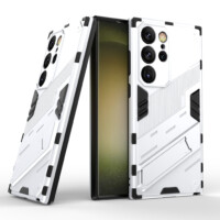 Solidenz StandGuard Xtreme Samsung Galaxy S24 Ultra hoesje – Wit