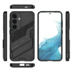 Solidenz StandGuard Xtreme Samsung Galaxy S24 hoesje - Zwart - Afbeelding 2