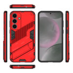 Solidenz StandGuard Xtreme Samsung Galaxy S25 Plus hoesje - Rood - Afbeelding 2